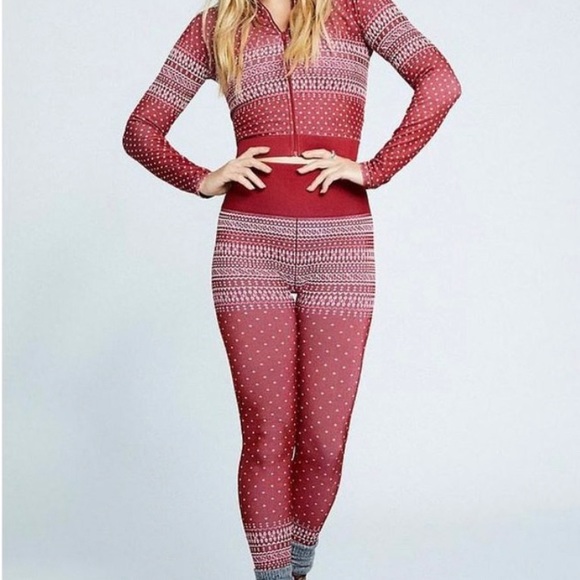 Fabletics Spiced Apple Festive Fair Isle Holiday Seamless Cropped Jacket size XL - Picture 4 of 12